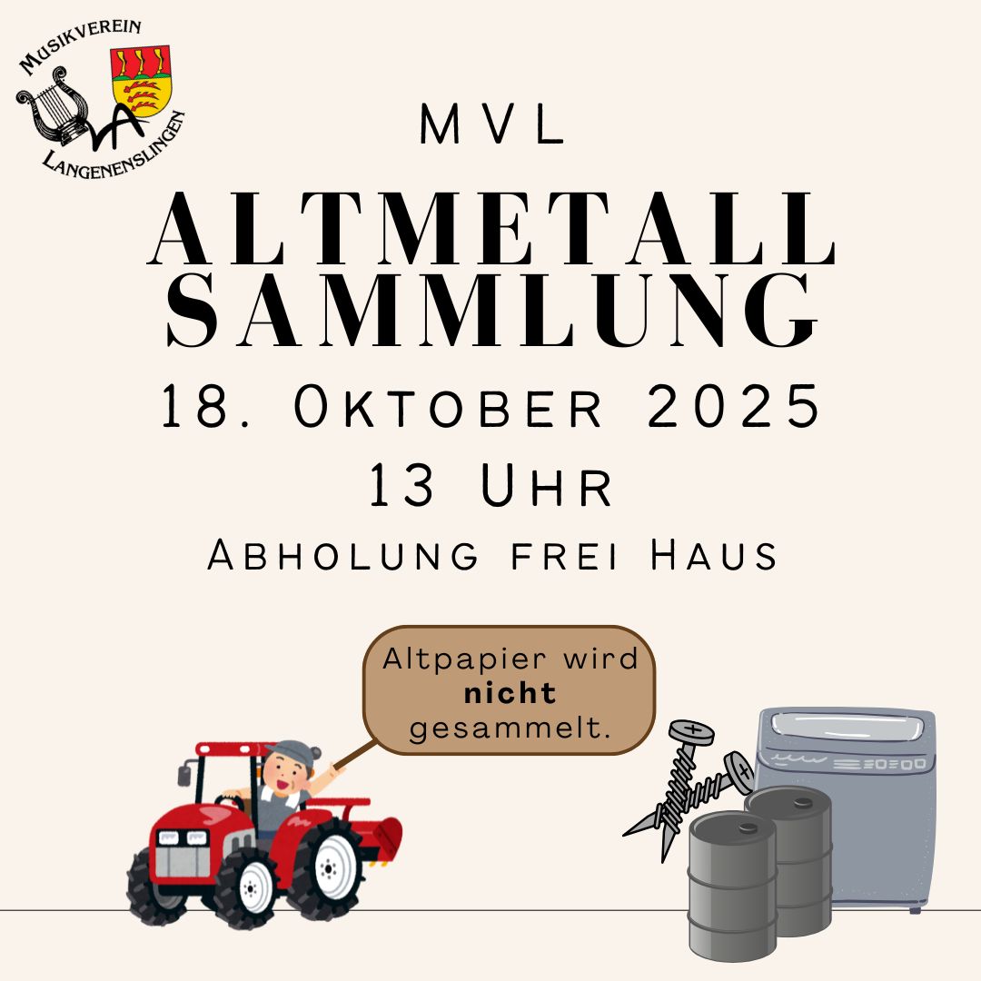 Flyer Altmetall