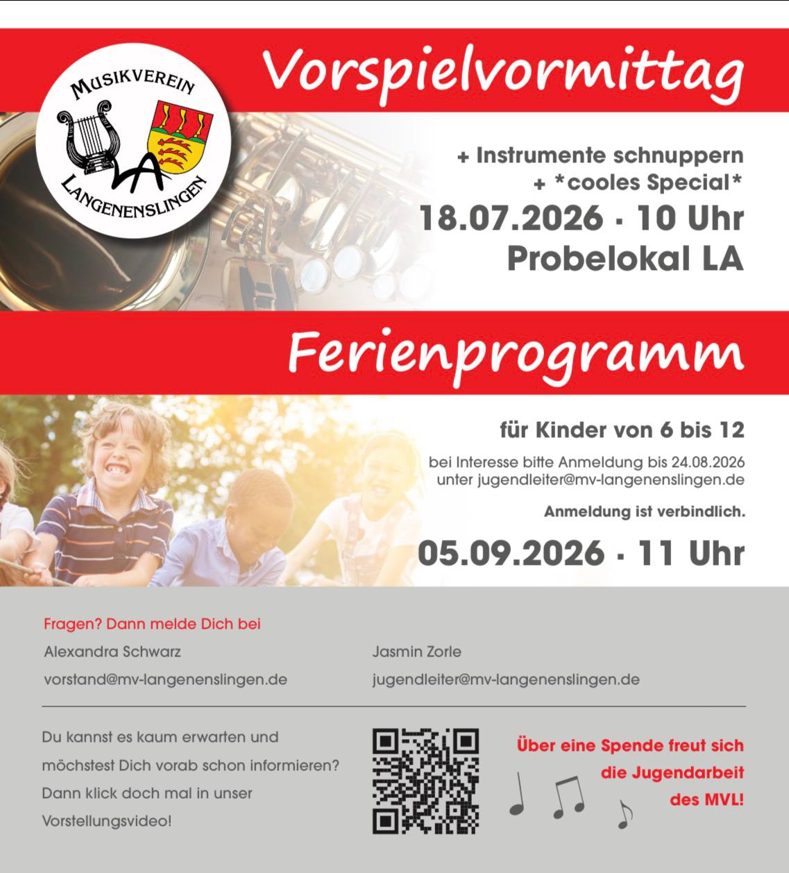 Ferienprogramm 2026