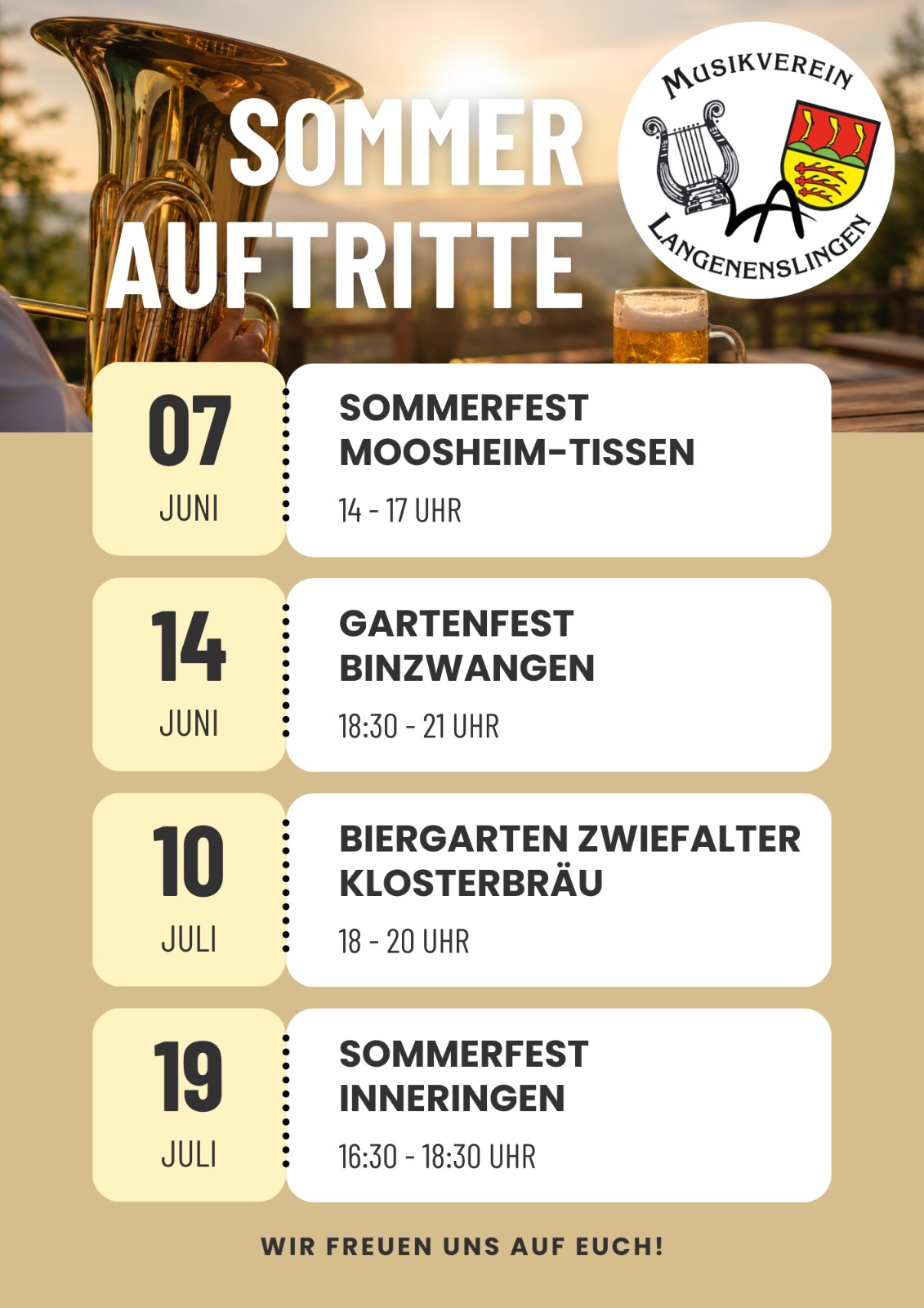 Sommer Auftritte